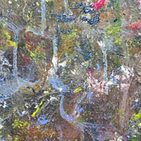 Under The Microscope - Original acrylic contemporary abstract paintings by Eric Soller