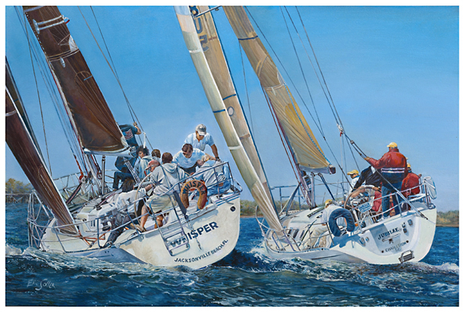 Whisper Jubilee, Original oil painting by the fine artist Eric Soller