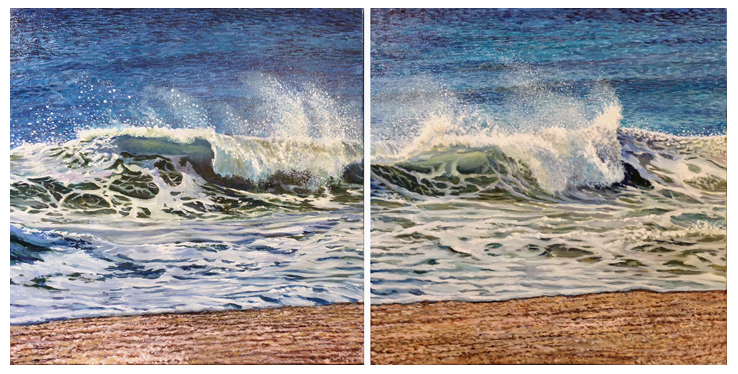 Windy Day, Original oil painting by artist Eric Soller